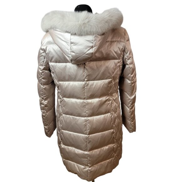 👉 1 Madison Women’s Long Down Coat – XL Winter Puffer with Fox Fur Trim Hood - Picture 7 of 11